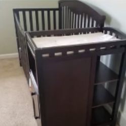 Baby Crib + Baby Changer 