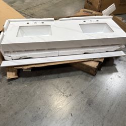 60” Countertop Only For Bathroom Vanity 