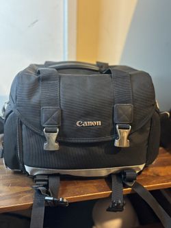 Canon DSLR Camera Bag - Padded Shoulder Bag w/ Adjustable Dividers