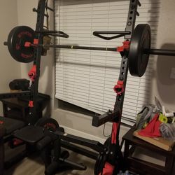 Weight Set and bench