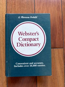 Webster's Compact Dictionary - Merriam-Webster, Inc.