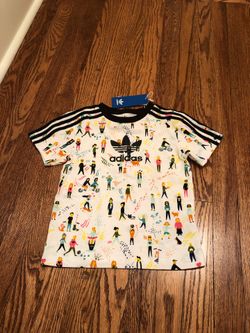 Girl kids T-shirt adidas new with tags size 5/6