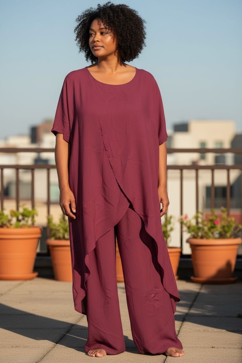 Elegant 2 PC Women's Plus Size Set