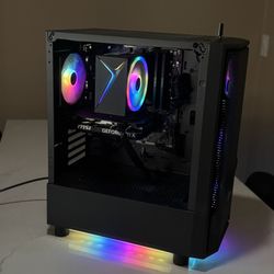 Gaming PC Setup - Ryzen 5 + RTX 4060 + ASUS TUF Monitor + Razer Keyboard + SteelSeries Mouse