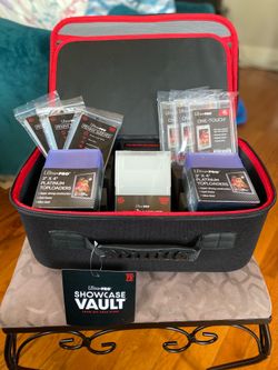 Ultra Pro Showcase Vault Bundle with Top Loaders/Penny Case & More