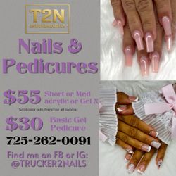 Gel x or acrylic one color