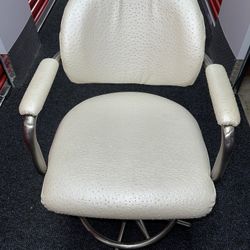 2 Vintage Ostrich Upholstered Heavy Duty Stools