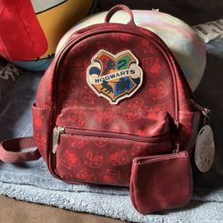 Mini Backpak With Coin Purse Harry Potter Nueva