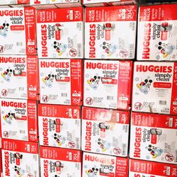 Huggies Simply Clean 704 Wipes 
