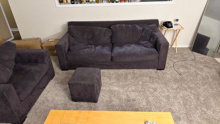 Comfortable couch and arm chair
