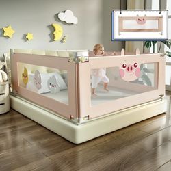 Bed Rail for Toddlers, Infants Safety Bed Guardrail, Toddler Bed Rails for Twin, Full Size, Queen &King Mattress,Extra Long Crib Rail Guard,One Pack(5