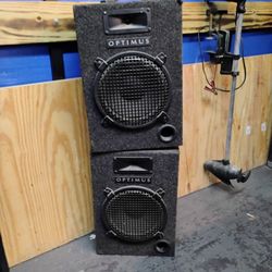 Optimus 10 inch PA speaker pair