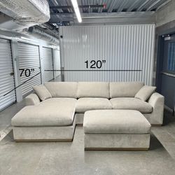 Brand new Henredon Sectional Sofa with Ottoman - Delivery available 