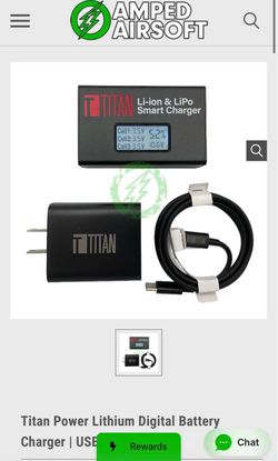 Airsoft battery charger