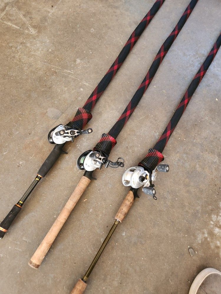 Assorted Fishing Poles (Bass Fishing)