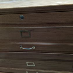 PENDING PICK UP Amish Built Solid Oak Lateral File Cabinet 