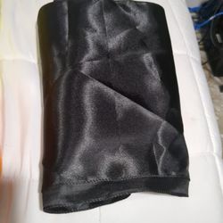 Brand New Satin Black Table Runner 