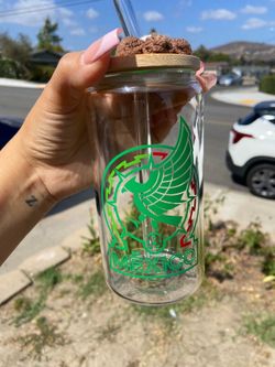 Mexico glass can