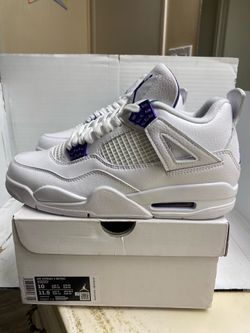 Nike Jordan 4 Metallic Purple Size 10