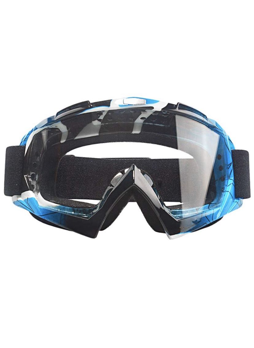 Motorcycle Goggles,Motocross Motorbike Mountain Bike Windproof Dusty proof UV400 Off Road MX Goggles,Riding Gear Anti-fog Goggles Sunglasses Glasses