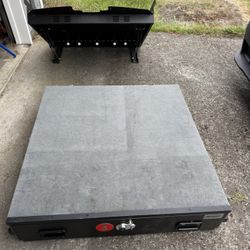 Truck Vault Safe with lift for spare tire