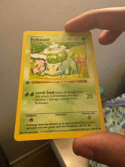 Bulbasaur 1st edition 1999