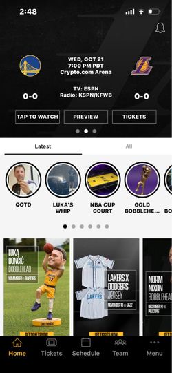 Lakers opening game day