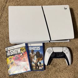 PS5 with The Show 25 and NCAA 25