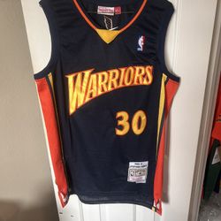 Stephen Curry thrown back jersey size L