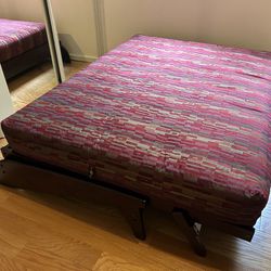 Futon convertible bed/sofa - versatile, comfy, high quality (rarely used)