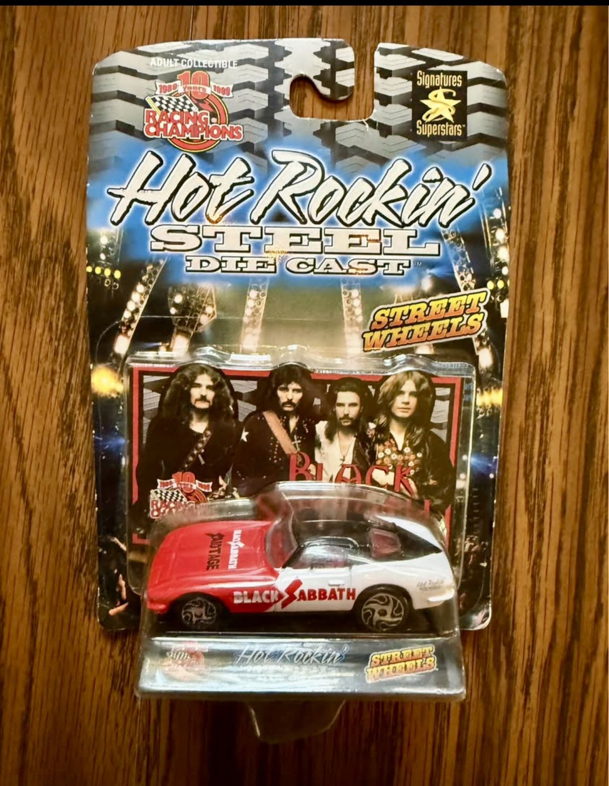 Vintage, Rare Racing Champions Black Sabbath Sabotage 1/64 Die Cast Car