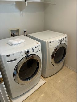 Maytag front load washer & dryer