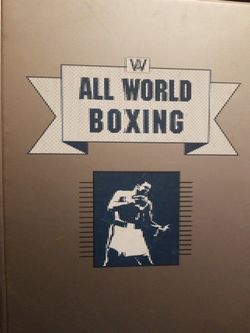 1991 All World Boxing Cards complete 149 set plus folder
