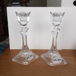 Lead Crystal Candle Sticks