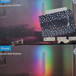 Govee Wall Sconce Pack 1 Each ( Brand New, Never Used )  Both For $100