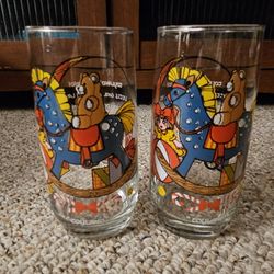 Pepsi 1984 Christmas Collection Toyland Glasses