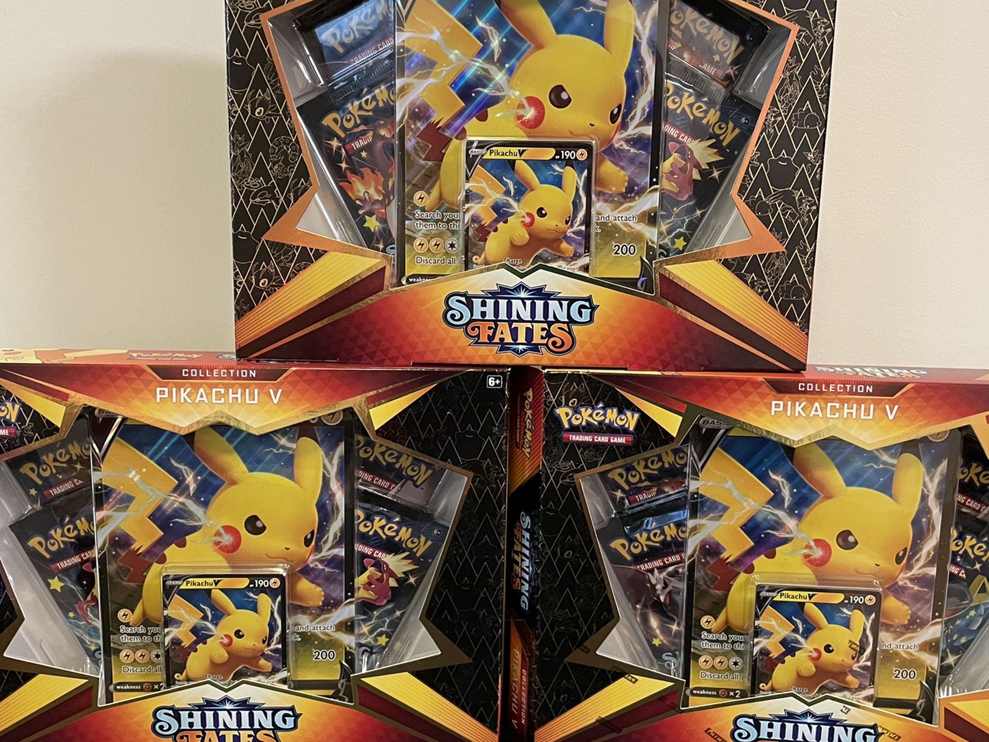 Pokemon Shining Fates Pikachu V Collection Box
