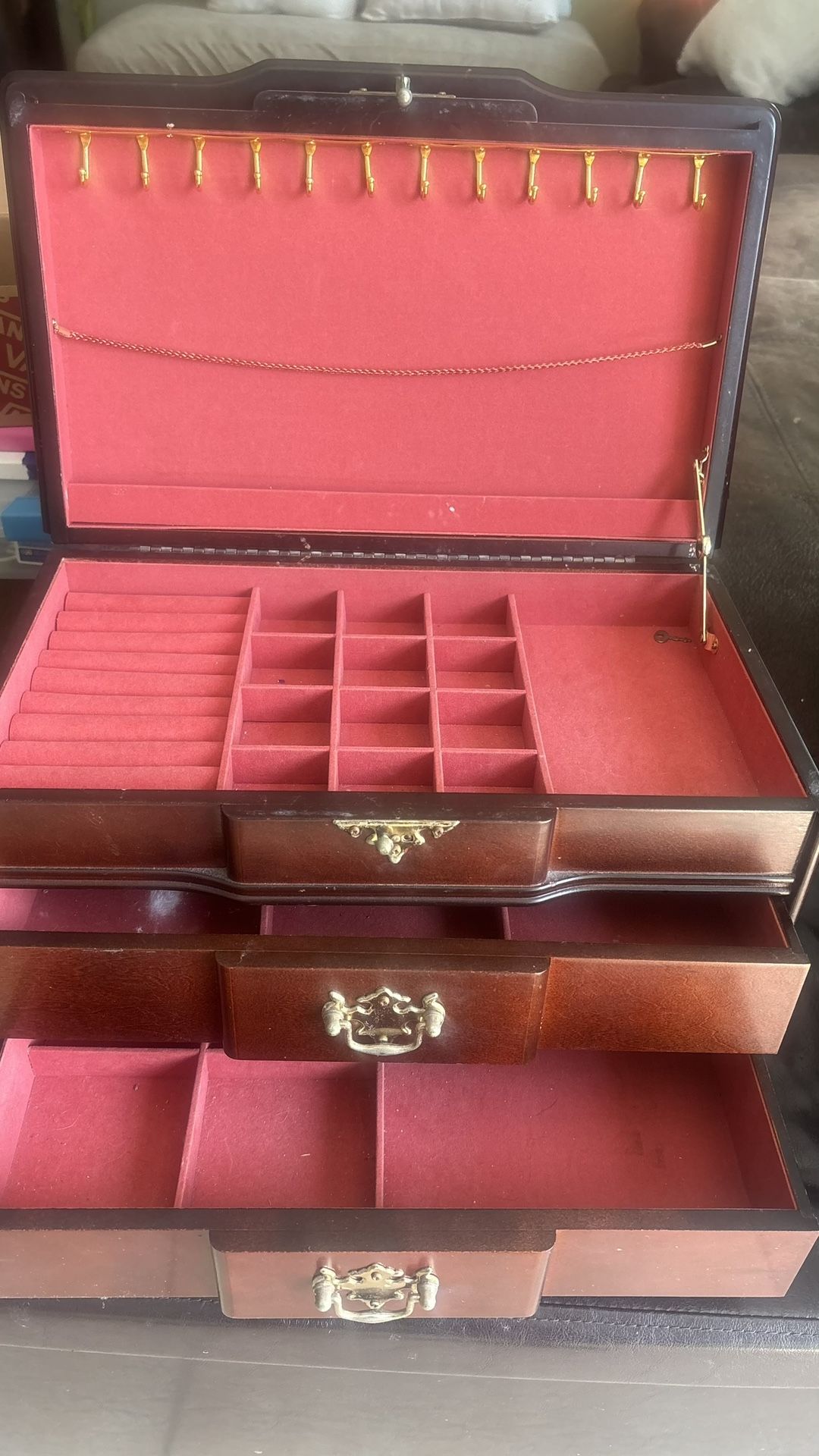 Cherry Wood Jewelry Box