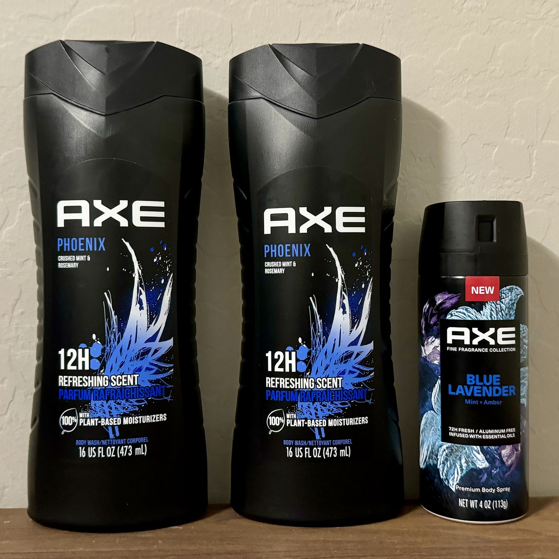 Axe Body Wash Deodorant Spray Bundle
