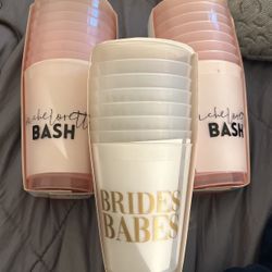 Bridesmaid/bachelorette Cups