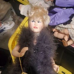 1982 Effanbee 18" Mae West Doll the come up and see me sometime gal T531