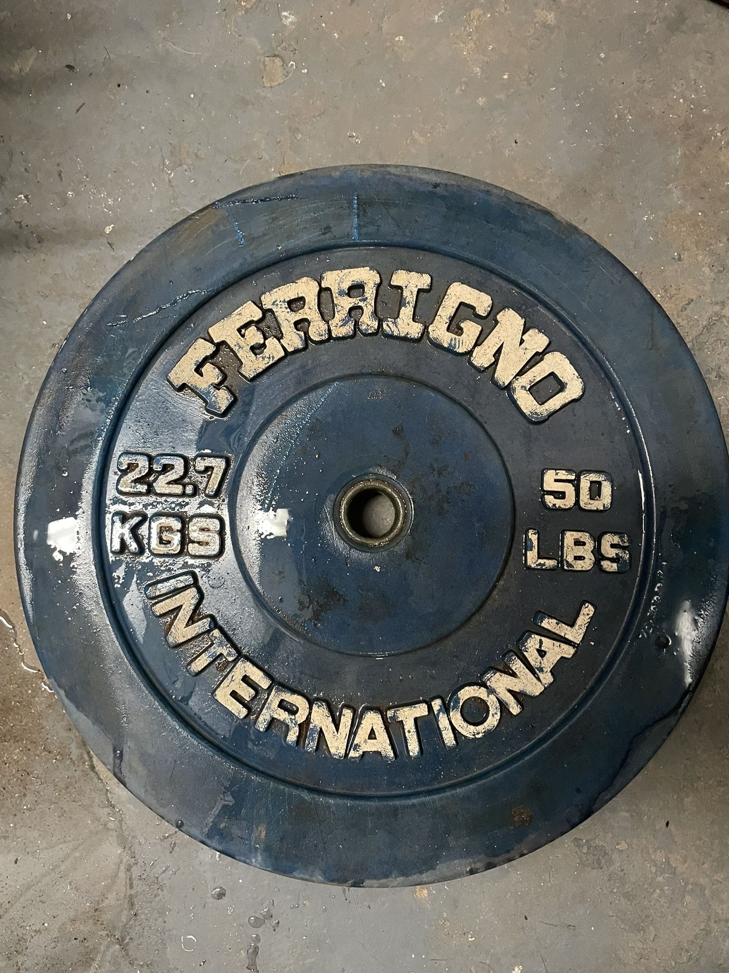50lb Weight Ferrigno (vintage Rare)