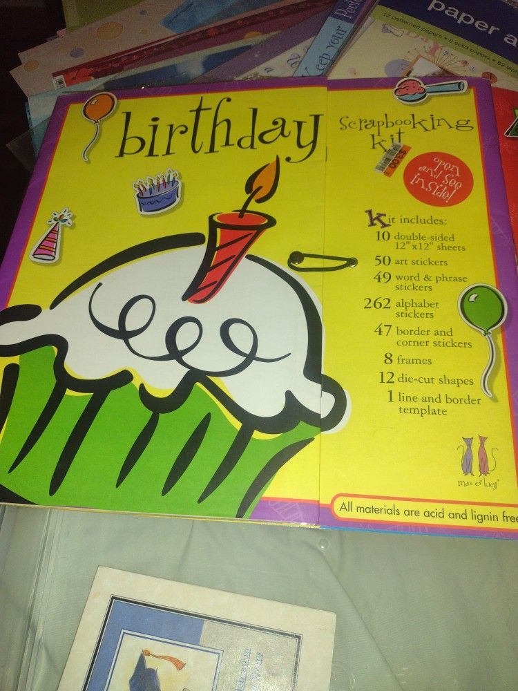 Birthday Scrapbook Kit