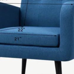 New In Box Blue Chair Bought 2. Needed 1 95$  