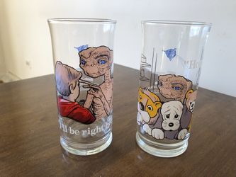 Pizza Hut E.T. Collector Glasses