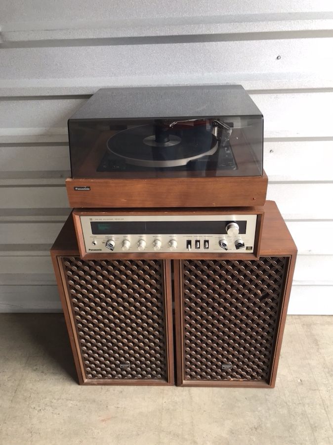 Vintage Panasonic Receiver/Turntable