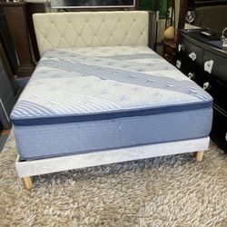 Queen Bed Frame And Mattress 