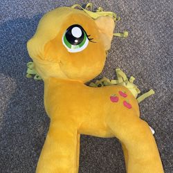 16” My Little Pony Build a Bear Orange Yellow/Apple Jack Plush 