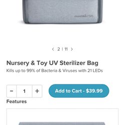 UV sterilizer bag