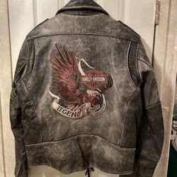 - Beautiful Embroidered Harley Davidson Jacket 